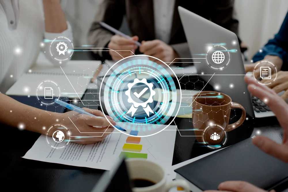 Diagram showing the types of internal control in auditing used to strengthen corporate governance and compliance.